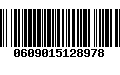 Código de Barras 0609015128978