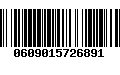 Código de Barras 0609015726891