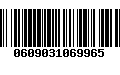 Código de Barras 0609031069965