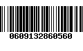 Código de Barras 0609132860560