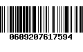 Código de Barras 0609207617594