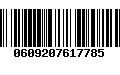 Código de Barras 0609207617785