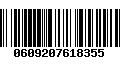 Código de Barras 0609207618355