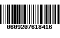 Código de Barras 0609207618416