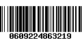 Código de Barras 0609224863219