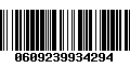 Código de Barras 0609239934294