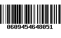 Código de Barras 0609454648051