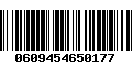 Código de Barras 0609454650177