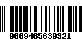 Código de Barras 0609465639321