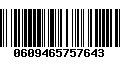 Código de Barras 0609465757643