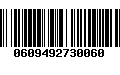 Código de Barras 0609492730060