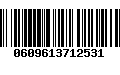 Código de Barras 0609613712531