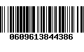 Código de Barras 0609613844386