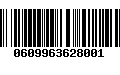 Código de Barras 0609963628001