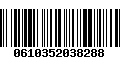 Código de Barras 0610352038288