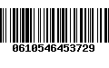 Código de Barras 0610546453729