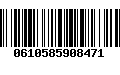 Código de Barras 0610585908471