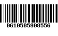 Código de Barras 0610585908556