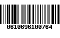 Código de Barras 0610696100764