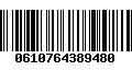 Código de Barras 0610764389480