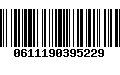 Código de Barras 0611190395229