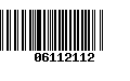 Código de Barras 06112112