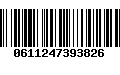Código de Barras 0611247393826