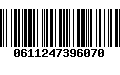 Código de Barras 0611247396070