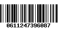 Código de Barras 0611247396087