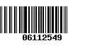 Código de Barras 06112549