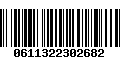 Código de Barras 0611322302682