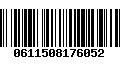 Código de Barras 0611508176052