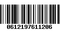 Código de Barras 0612197611206