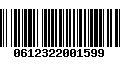 Código de Barras 0612322001599