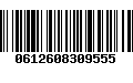 Código de Barras 0612608309555