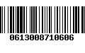 Código de Barras 0613008710606