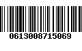 Código de Barras 0613008715069