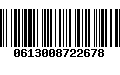 Código de Barras 0613008722678