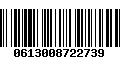 Código de Barras 0613008722739