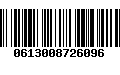 Código de Barras 0613008726096