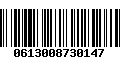 Código de Barras 0613008730147