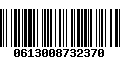 Código de Barras 0613008732370