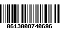 Código de Barras 0613008740696