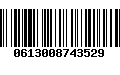 Código de Barras 0613008743529