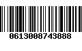 Código de Barras 0613008743888