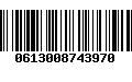 Código de Barras 0613008743970