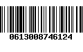 Código de Barras 0613008746124