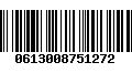 Código de Barras 0613008751272