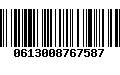 Código de Barras 0613008767587