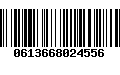 Código de Barras 0613668024556